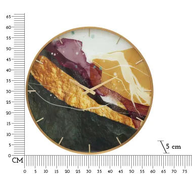 Zegarek GLASS MITY Ø 60x5 cm